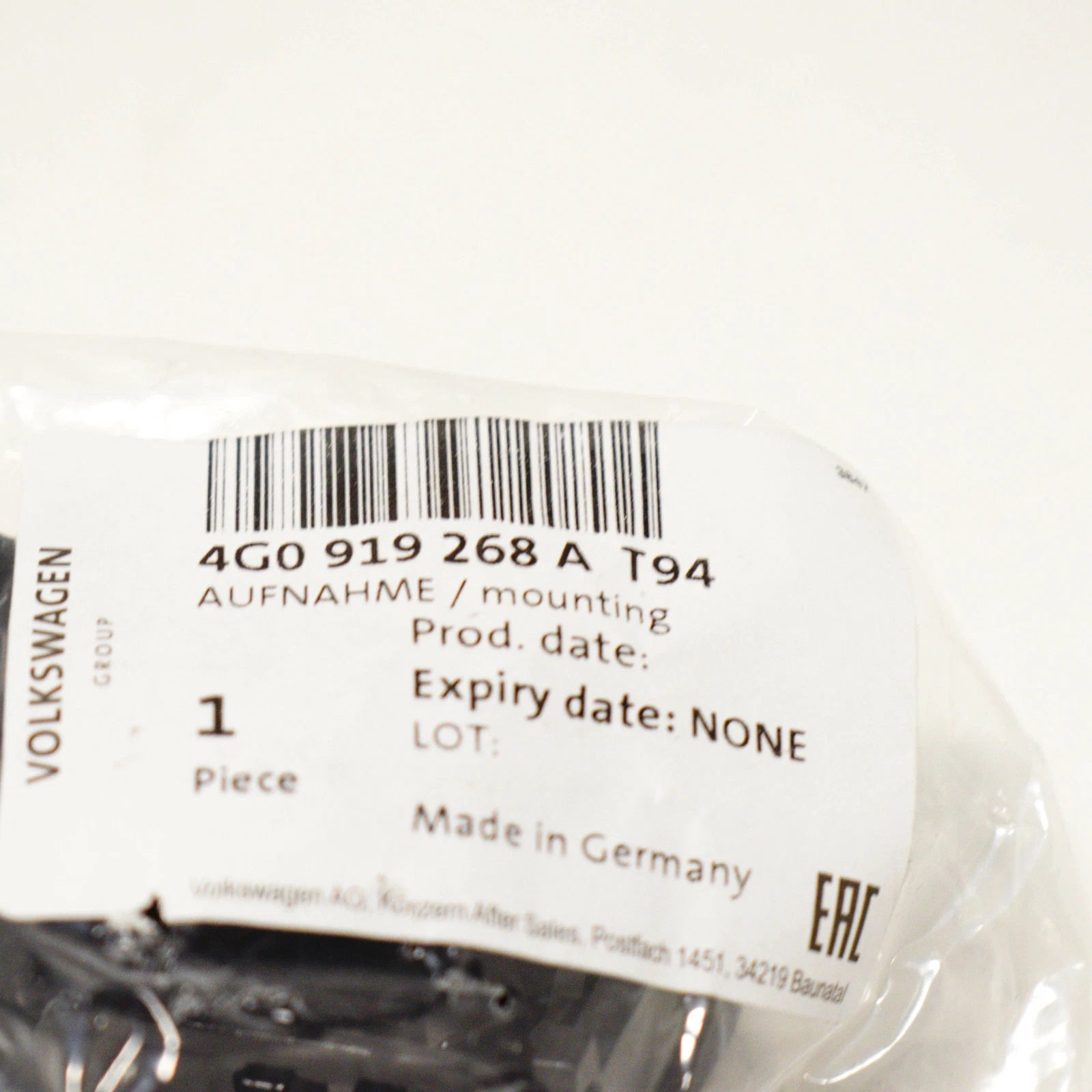 NEW AUDI A6 C7 FRONT INNER RIGHT ULTRASOUND SUPPORT SENSOR 4G0919268AT94