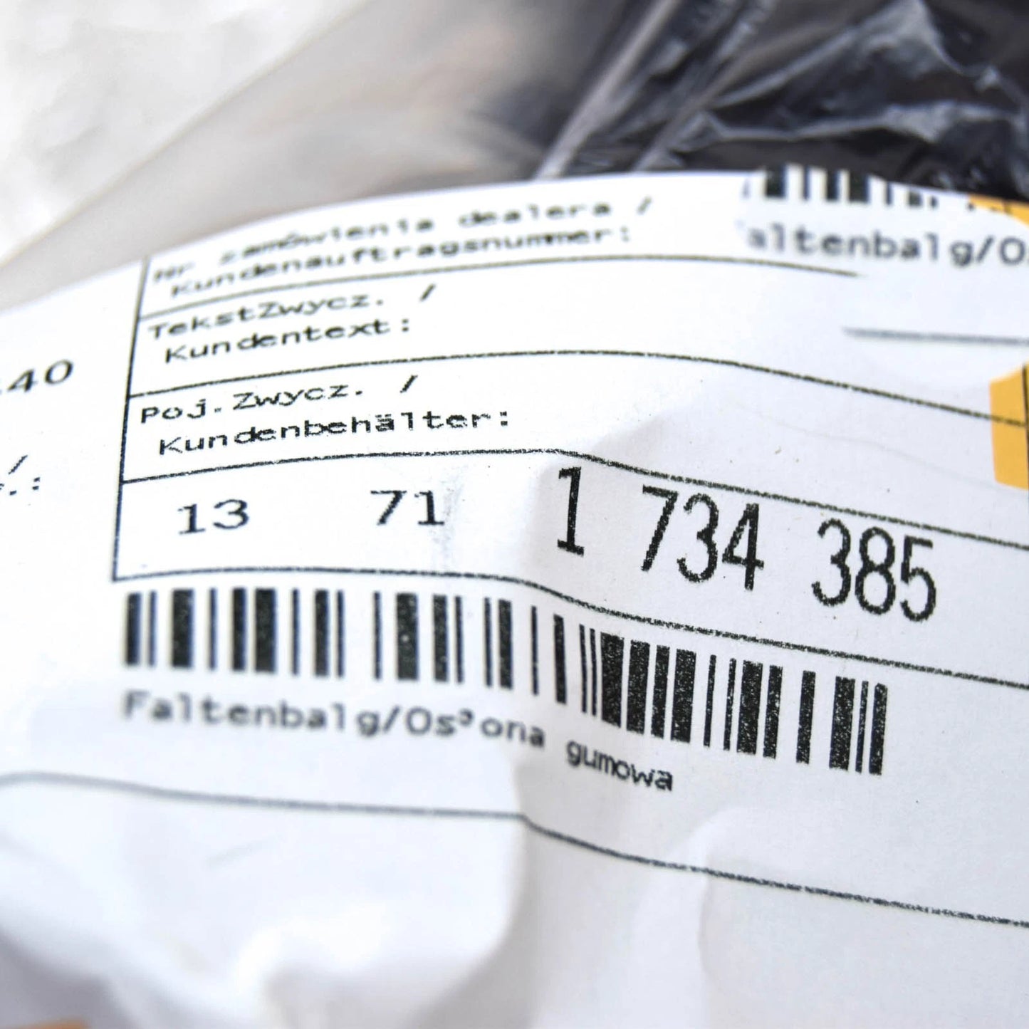 NEW BMW E30 THROTTLE HOUSING AIR FLOW METER INTAKE TRUNK 1734385 13711734385