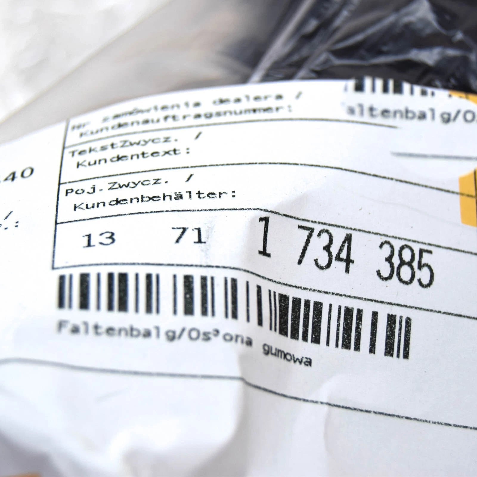 NEW BMW E30 THROTTLE HOUSING AIR FLOW METER INTAKE TRUNK 1734385 13711734385