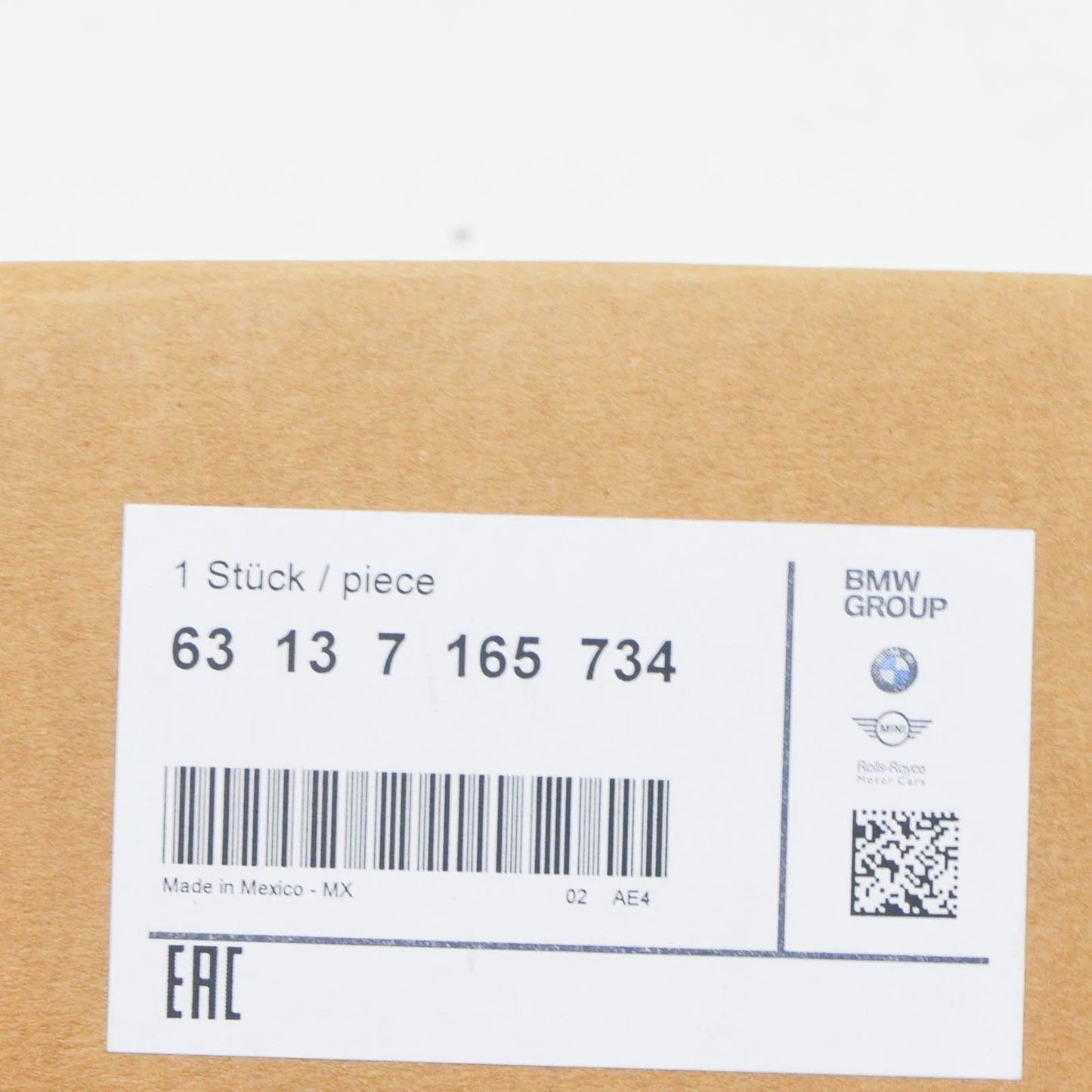 NEW BMW Z4 E86 RIGHT SIDE MARKER LIGHT INDICATOR 63137165734 7165734 ORIGINAL