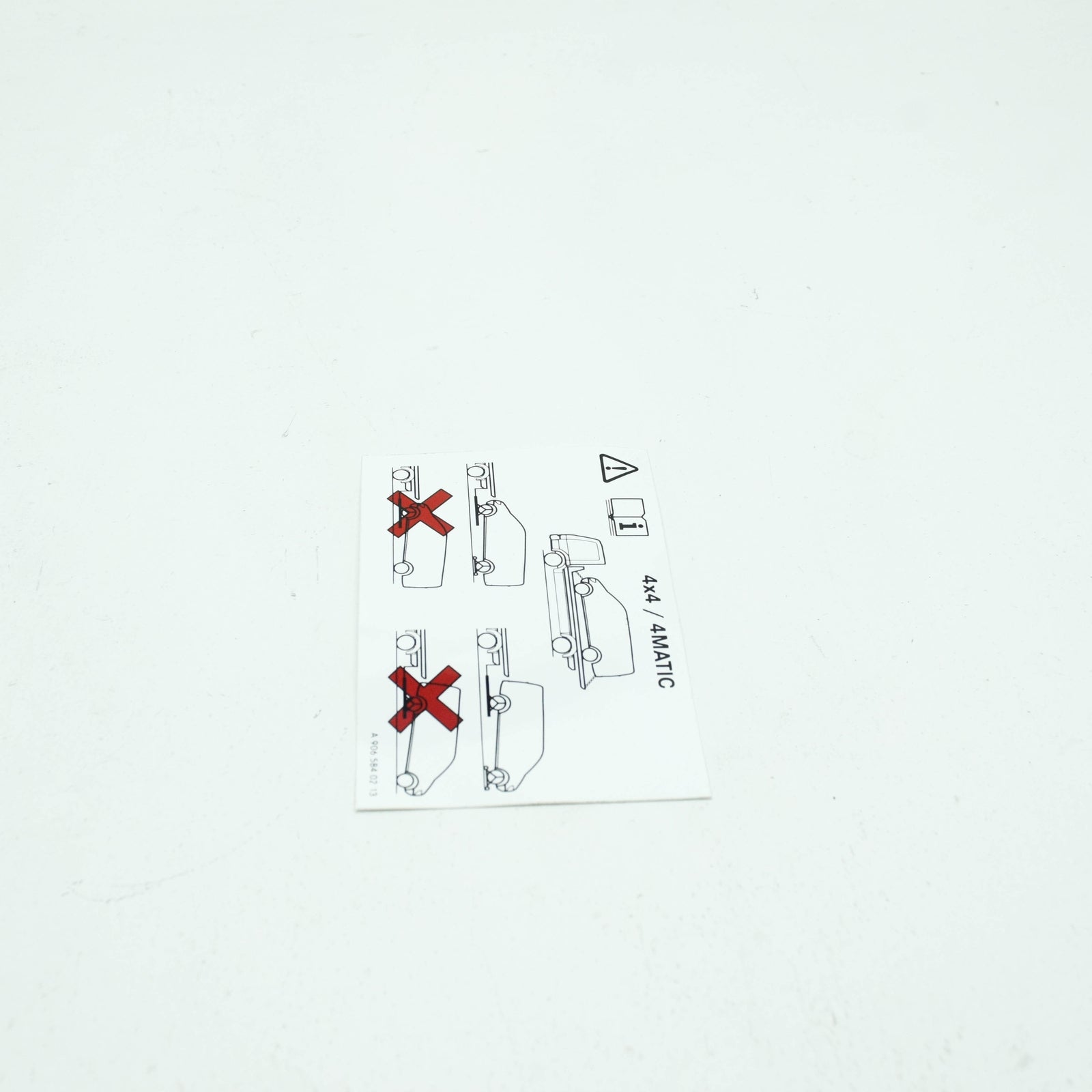 NEW MERCEDES-BENZ VITO FURGON W447 INFORMATION LABEL A9065840213 ORIGINAL