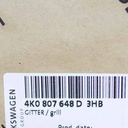 NEW AUDI A6 C8 FRONT RIGHT BUMPER AIR GUIDE GRILLE 4K0807648D3HB