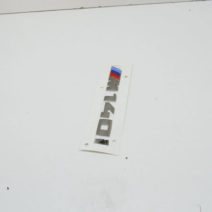 NEW BMW 1 F20 M 140I TRUNK EMBLEM BADGE 51148067077 8067077 ORIGINAL
