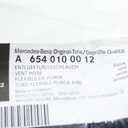 NEW MERCEDES-BENZ A W177 ENGINE VENT HOSE PIPE A6540100012 ORIGINAL