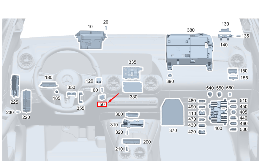 new mercedes-benz gla h247 amg interior pyrotechnical fuse a0029842929 original