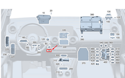 new mercedes-benz gla h247 amg interior pyrotechnical fuse a0029842929 original