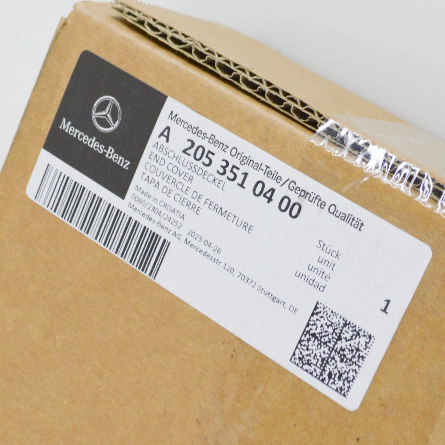 NEW MERCEDES-BENZ CLS C257 REAR AXLE DIFFERENTIAL END COVER A2053510400 ORIGINAL