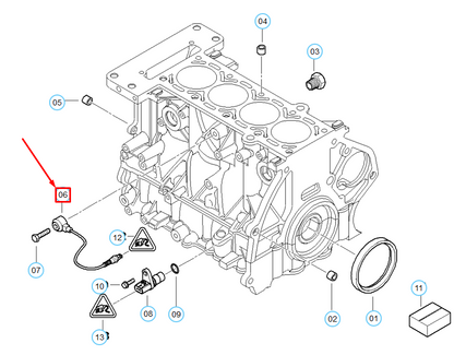 new mini r50 knock detonation ping sensor 12141487246 1487246 original
