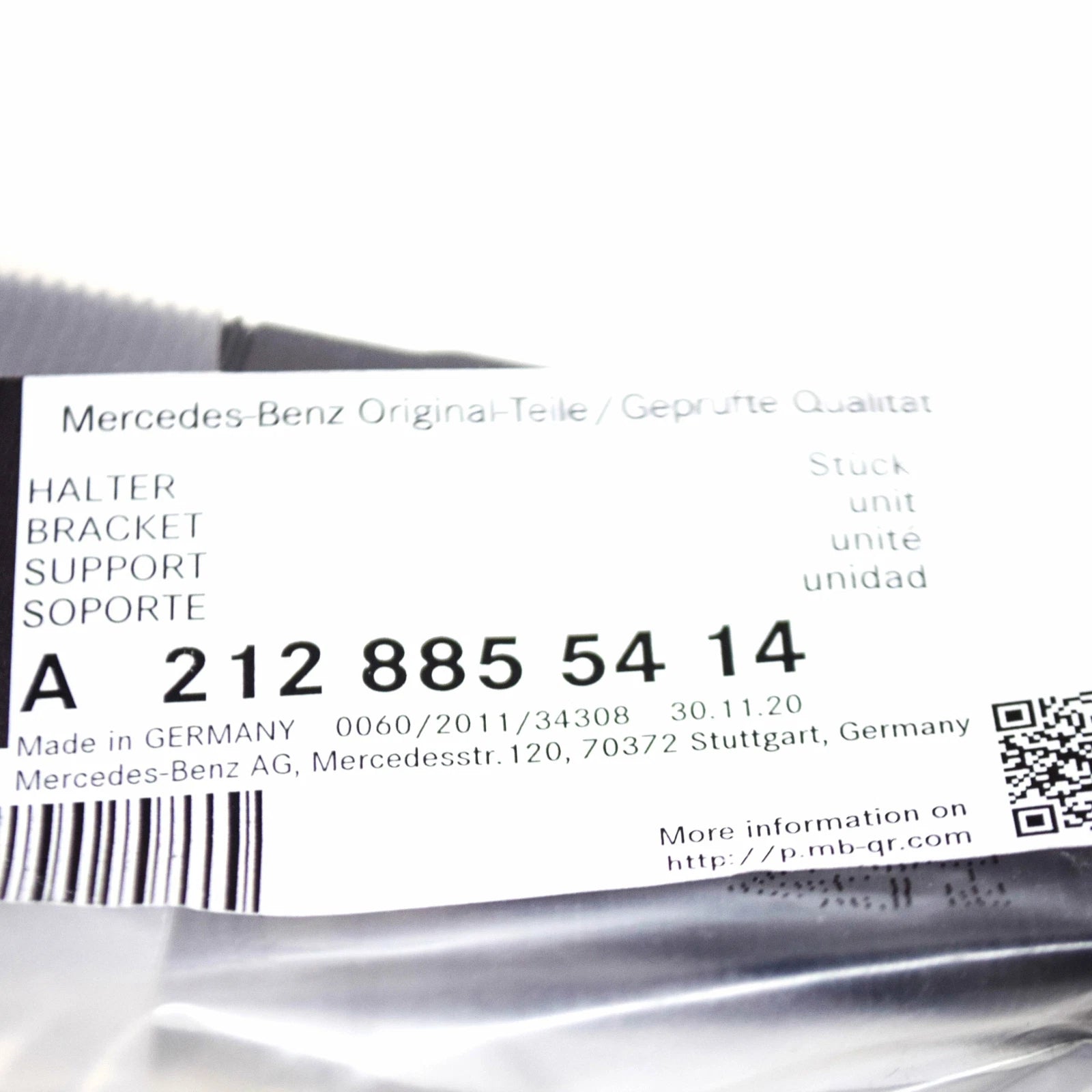 NEW MB T-MODEL S212 FRONT RADIATOR GRILLE LEFT HOLDER A2128855414 ORIGINAL