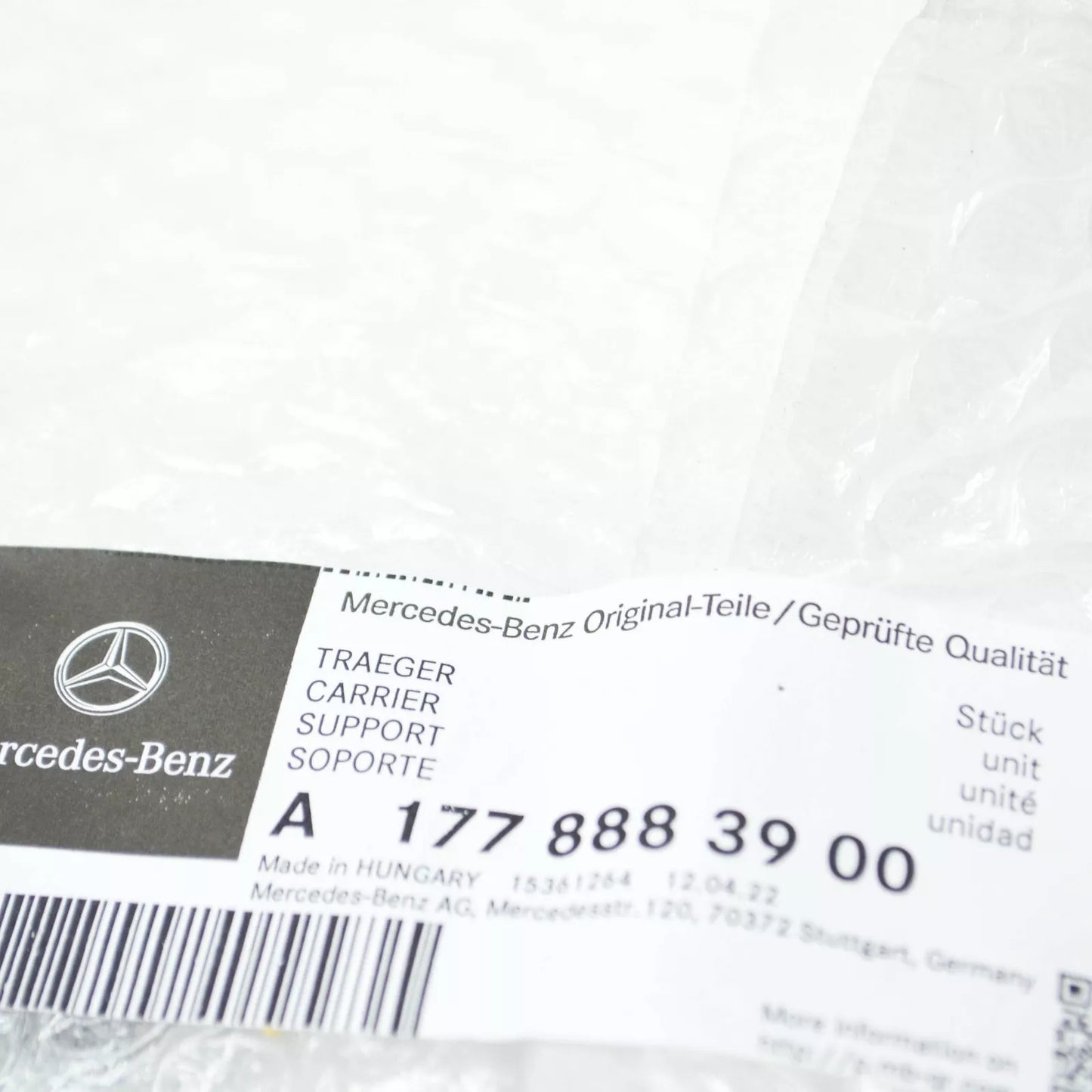 NEW MB A W177 FRONT BUMPER RADIATOR GRILLE LEFT LOWER PART A1778883900