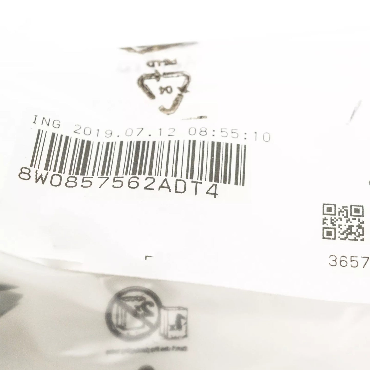 NEW AUDI A1 A3 Q5 SUN VISOR CLIP HOLDER 8W0857562ADT4 ORIGINAL