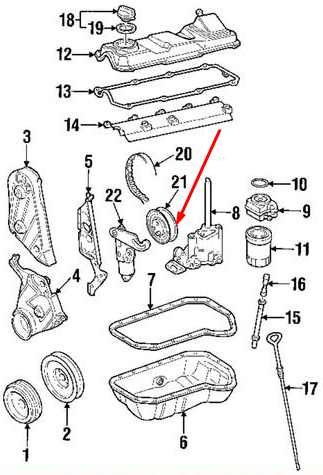 new volkswagen golf mk3 timing belt tensioner pulley 026109243l original