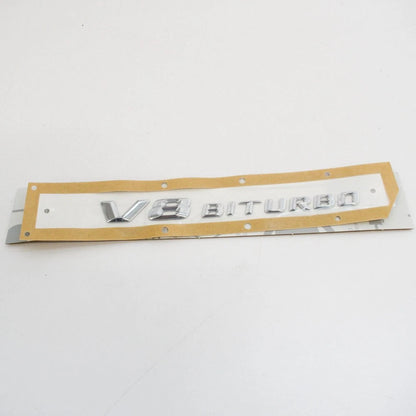 NEW MERCEDES BENZ S W222 SIDE FENDER V8 BITURBO STICKER LOGO A2228171615