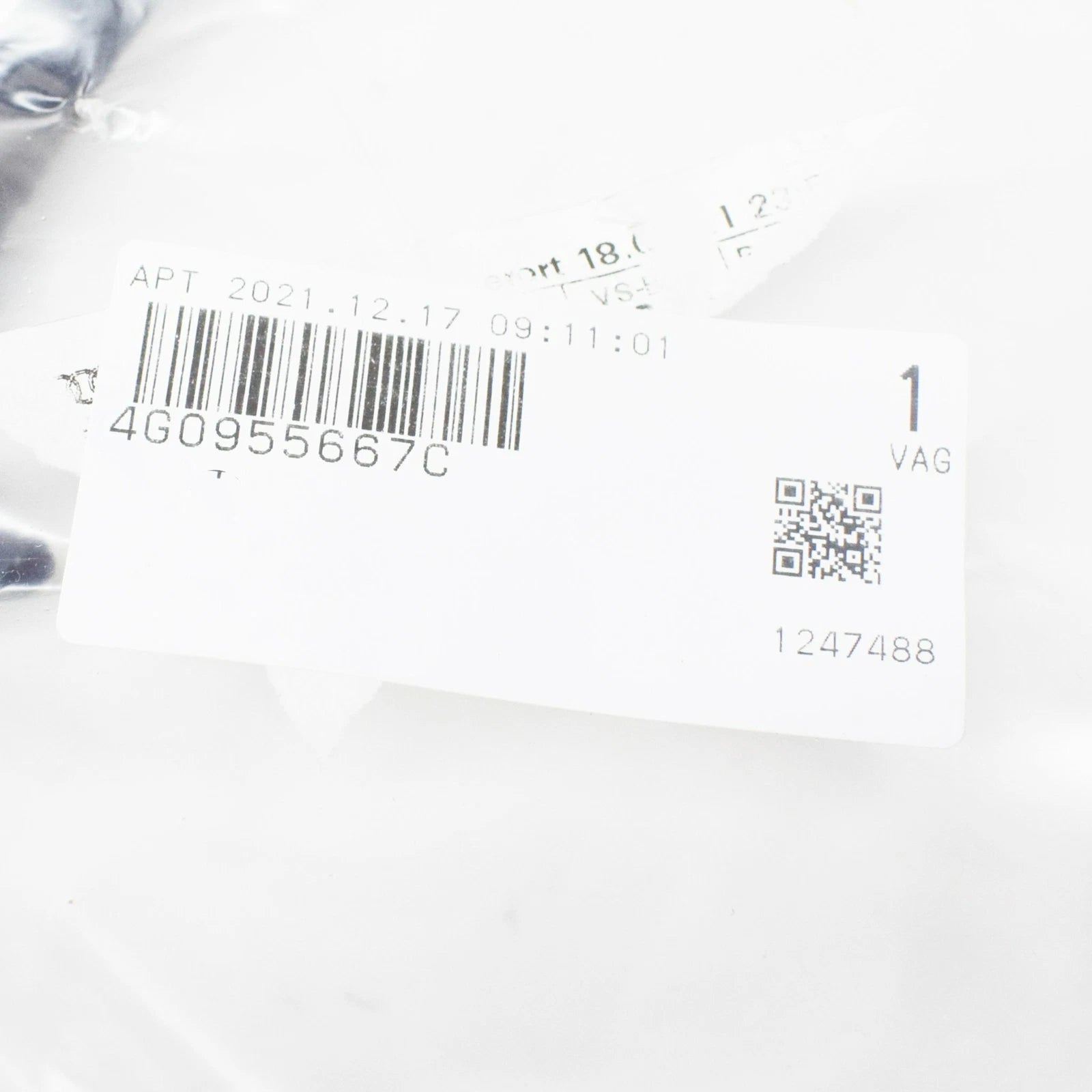 NEW AUDI A6 C7 WASHER SYSTEM PIPE 4G0955667C ORIGINAL