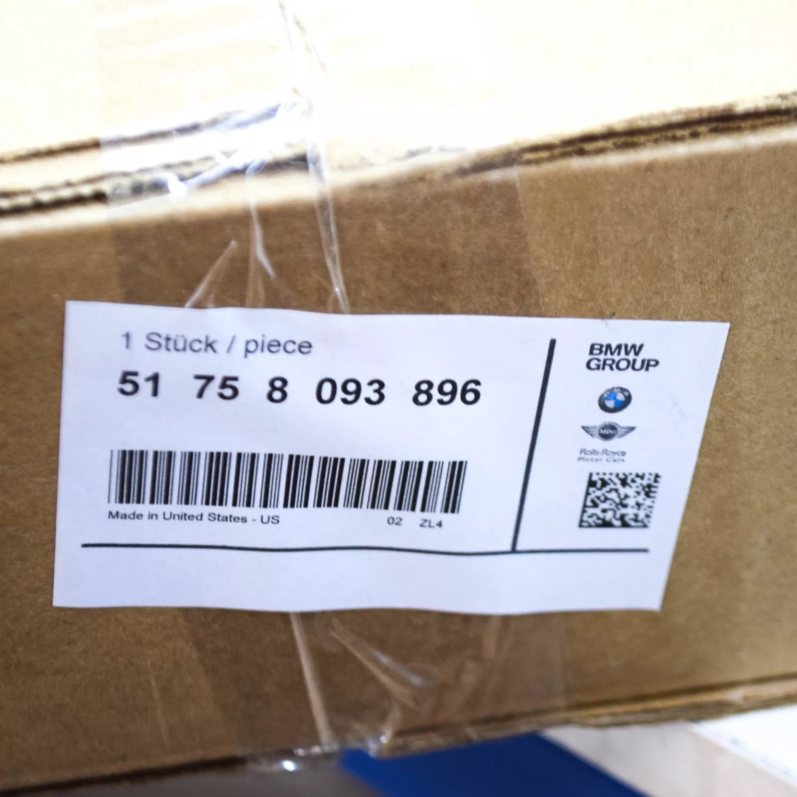 NEW BMW X5 M G05 REAR UNDERBODY PANELLING 51758093896 ORIGINAL