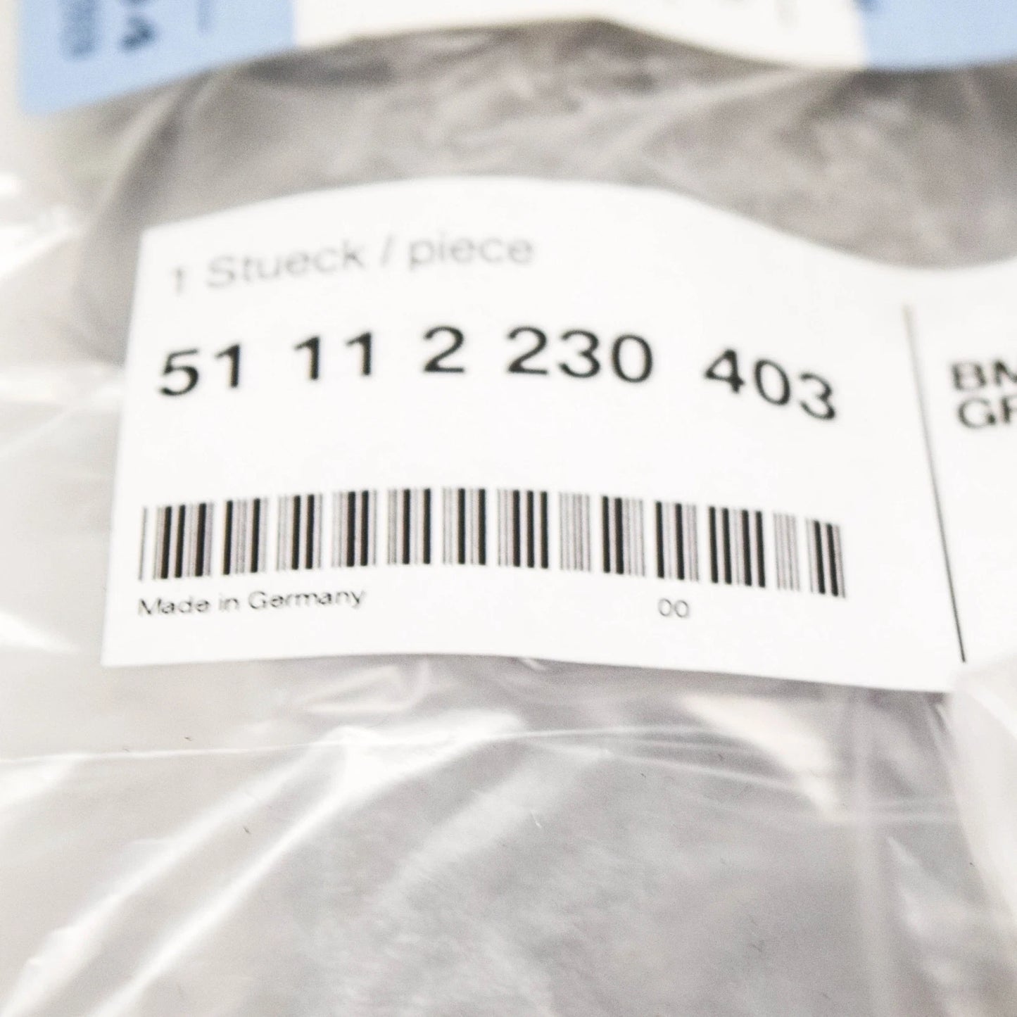 NEW BMW 5 E34 M5 M-TECH FRONT BUMPER LEFT TOW HOOK COVER 51112230403 ORIGINAL