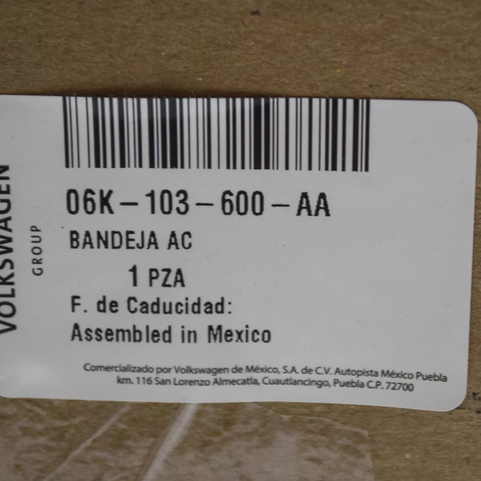 NEW VOLKSWAGEN JETTA MK7 A7 CRANKCASE LOWER OIL PAN PART 06K103600AA ORIGINAL