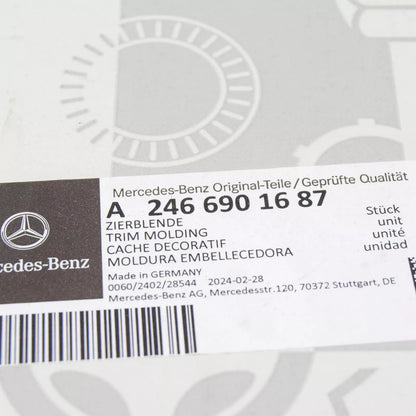 NEW MERCEDES-BENZ B W246 RIGHT WINDOW TRIANGLE TRIM A2466901687 ORIGINAL
