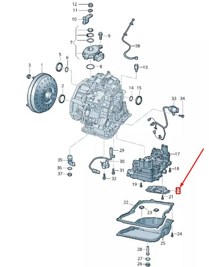 NEW AUDI Q3 SPORTBACK F3 OIL STRAINER 09P325429 ORIGINAL