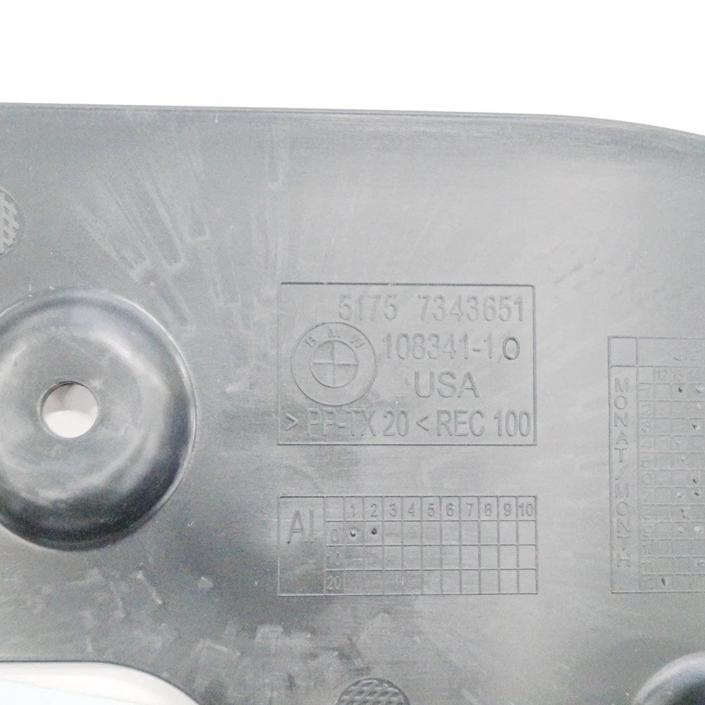 NEW BMW X5 F15 STEERING GEAR LEFT COVER PANEL 51757343651 7343651 ORIGINAL