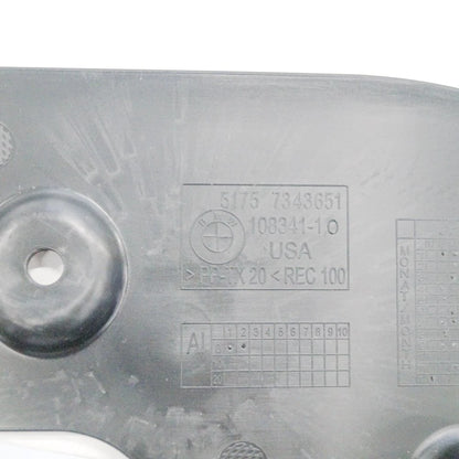 NEW BMW X5 F15 STEERING GEAR LEFT COVER PANEL 51757343651 7343651 ORIGINAL