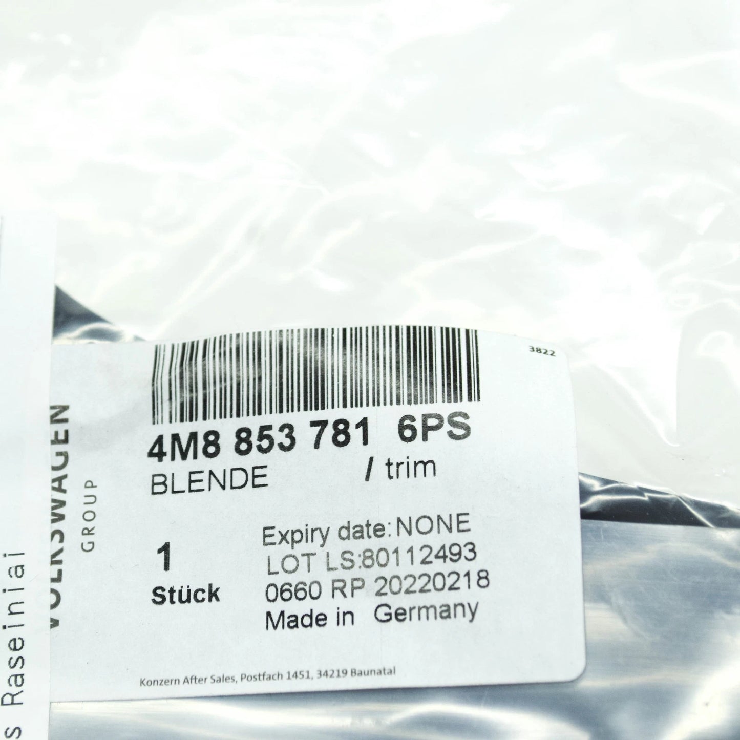 NEW AUDI Q8 4MN FRONT LEFT DASH PANEL TRIM LHD 4M88537816PS ORIGINAL