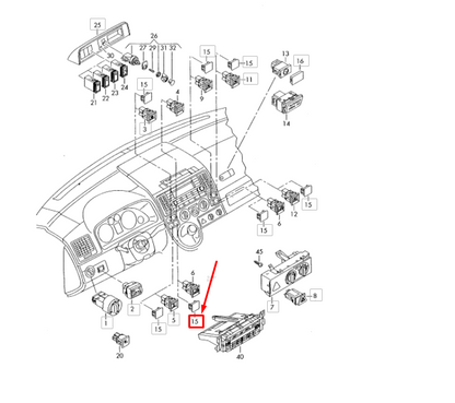 new vw transporter t5 dashboard dummy cover 7h09596239b9 original