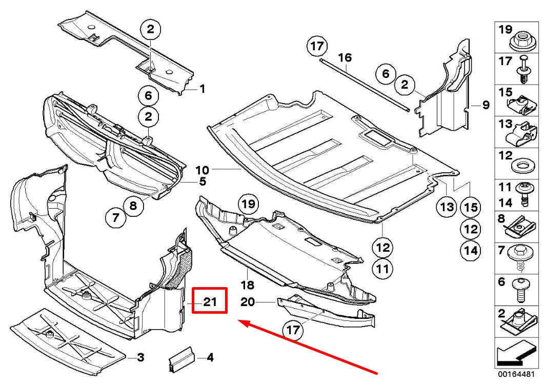 NEW BMW 6 E63 FRONT BRAKE AIR DUCT 7166935 51747166935 ORIGINAL