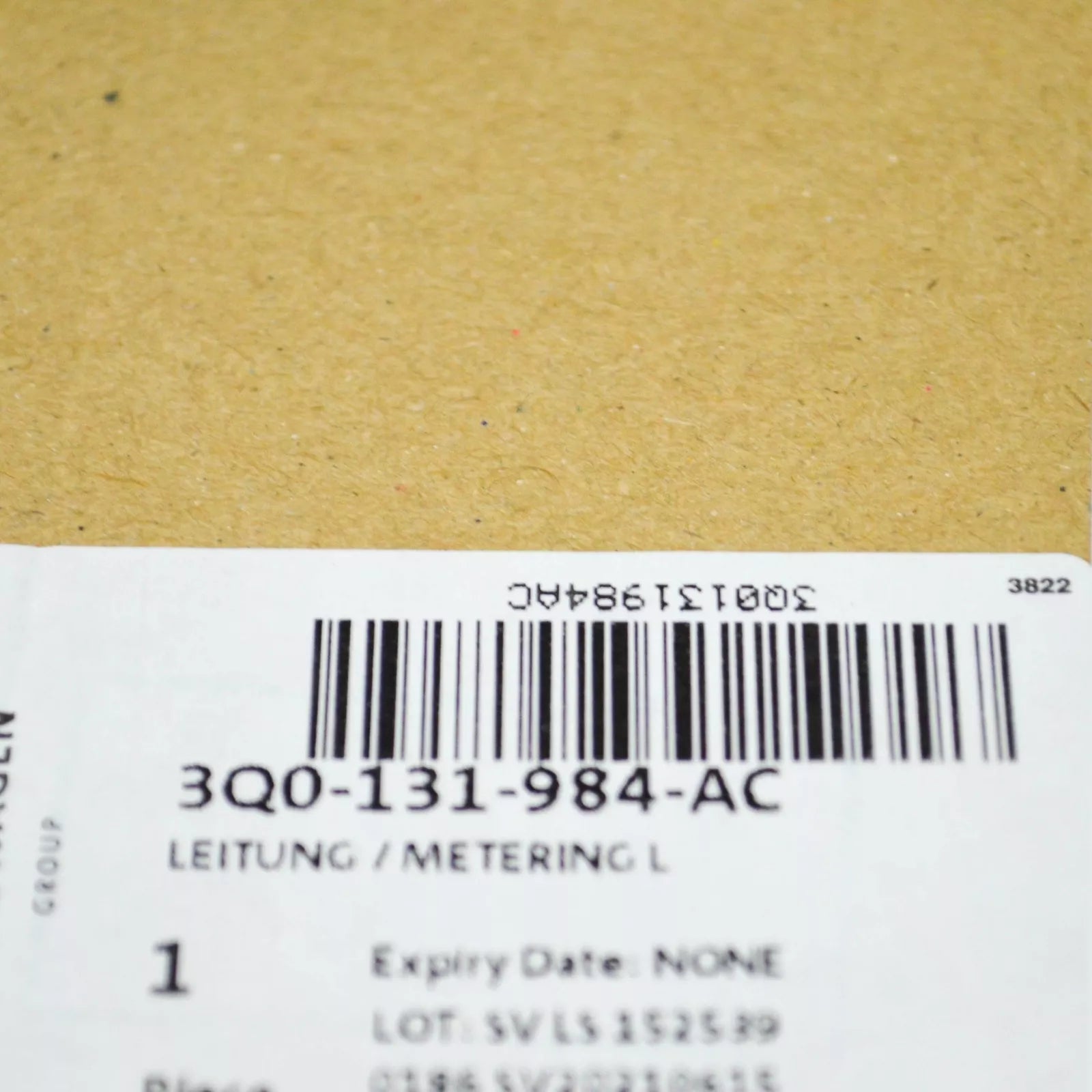 NEW VW ARTEON 3H7 REDUCING AGENT INJECTOR SUPPLY LINE 3Q0131984AC ORIGINAL