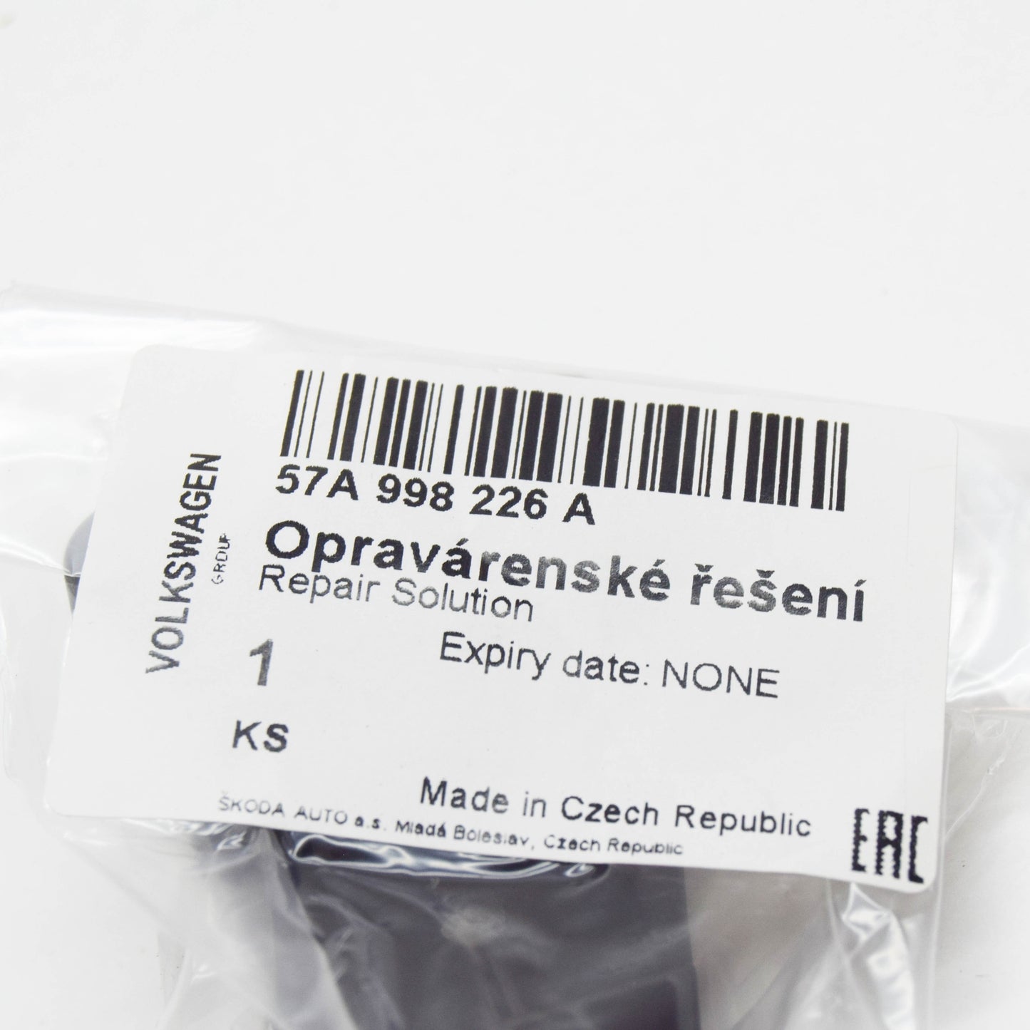 new skoda karoq nu lower right headlamp securing element 57a998226a original