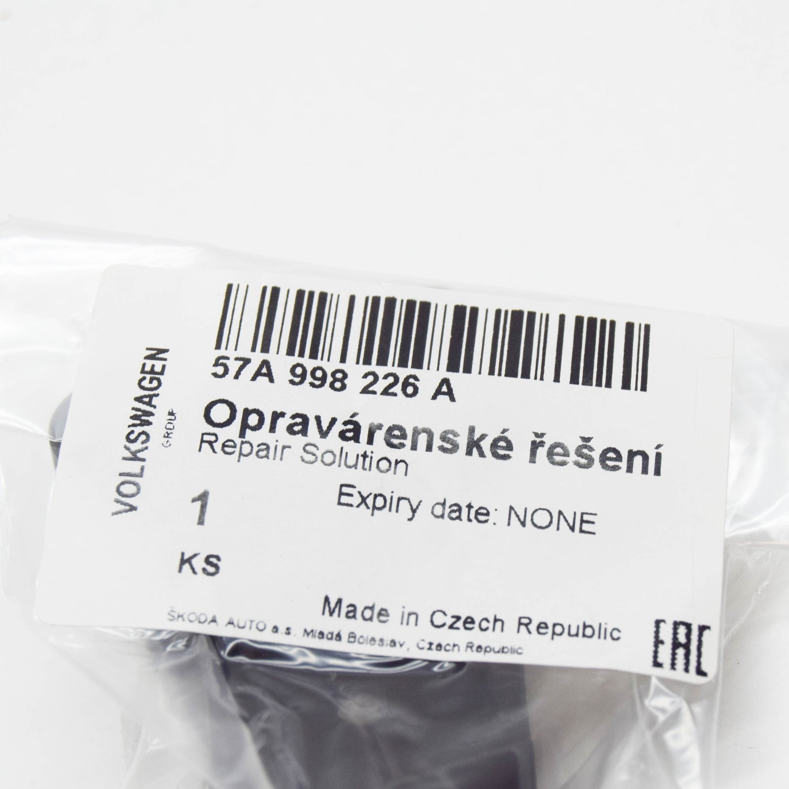 new skoda karoq nu lower right headlamp securing element 57a998226a original