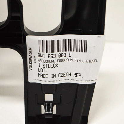 NEW AUDI A4 B9 LEFT SIDE DASHBOARD PLATSIC COVER LHD 8W1863083E