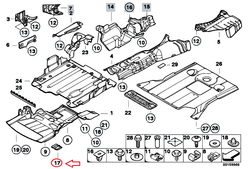 new bmw 3 e46 oil sump drain plug access cover flap 51718197932 original