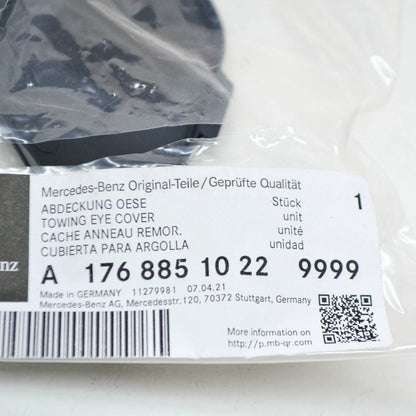 NEW MB A W176 FRONT BUMPER TOW HOOK EYE CAP COVER A17688510229999