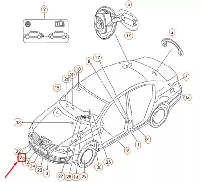 NEW VOLKSWAGEN CC A/C SYSTEM INFORMATION LABEL 3AA010831 ORIGINAL