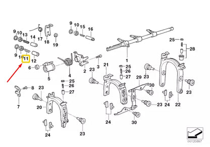 NEW BMW 3 E36 MANUAL TRANSMISSION COMPRESSION SPRING 23311224935 1224935
