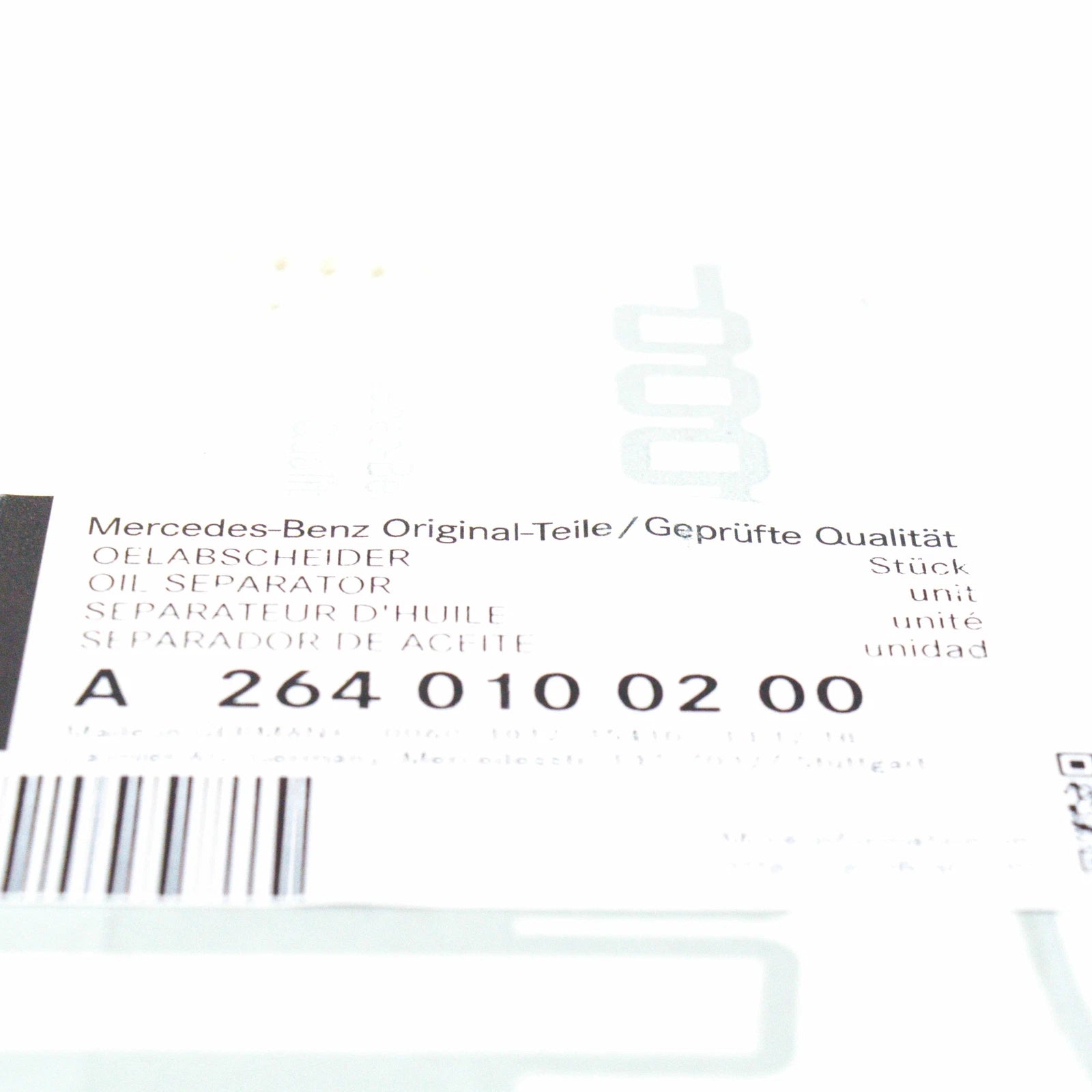 NEW MERCEDES-BENZ E COUPE C238 OIL SEPARATOR A2640100200