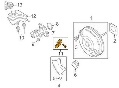 NEW VOLKSWAGEN GOLF MK7 BRAKE LIGHT SWITCH 5G0698459