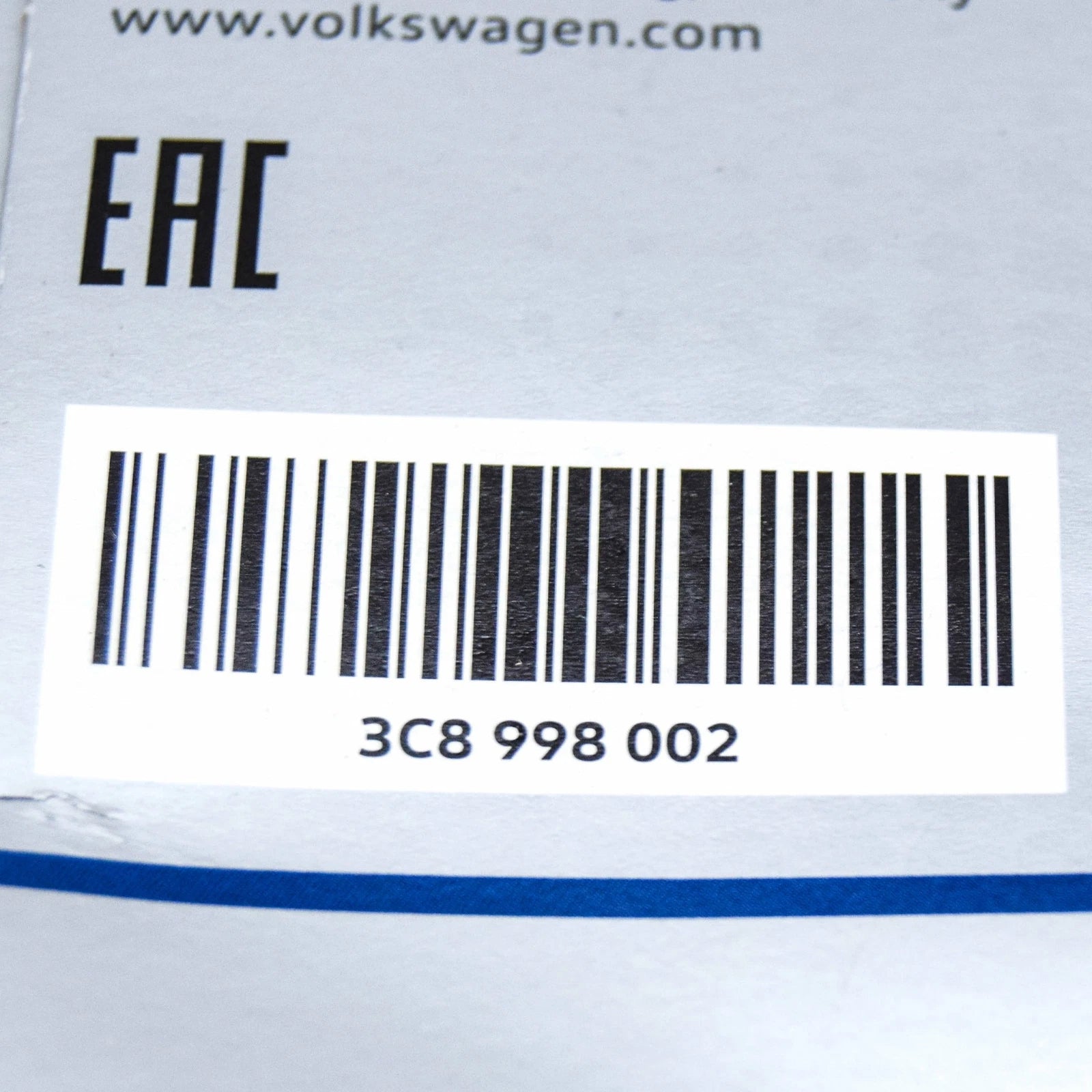 NEW VOLKSWAGEN CC FRONT WINDSHIELD WIPER BLADES SET LHD AERO 3C8998002