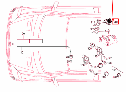 NEW MERCEDES-BENZ SPRINTER 906 TRAVEL SENSOR A0009055001 ORIGINAL