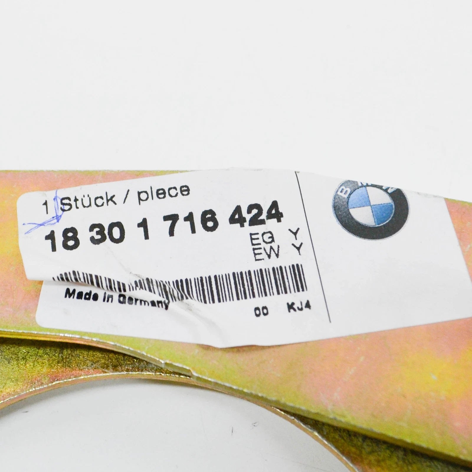 NEW BMW 3 E30 EXHAUST BRACKET PIPE 18301716424 1716424 ORIGINAL