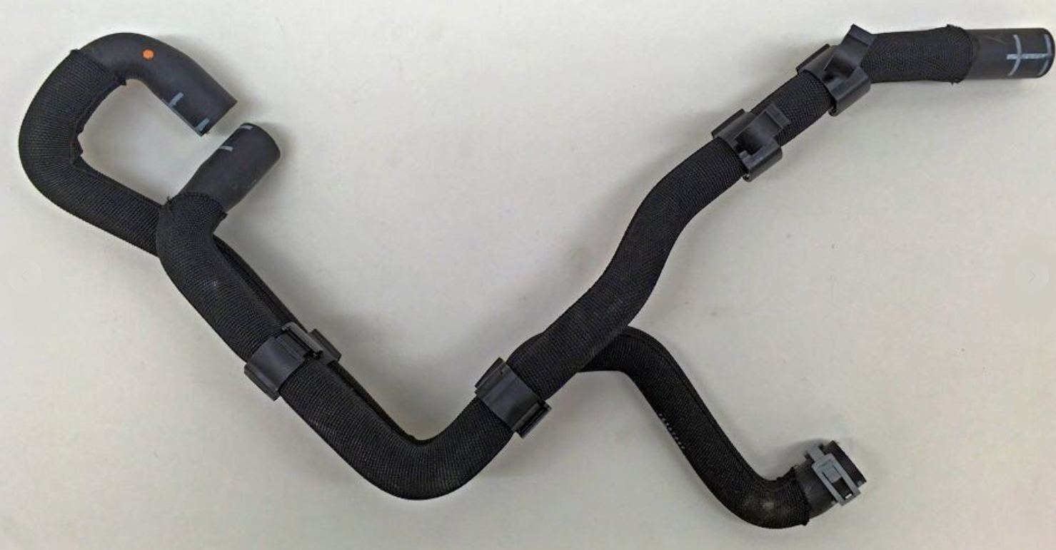 new vw e-golf mk7 hvac heater coolant hose 5qe819337an original