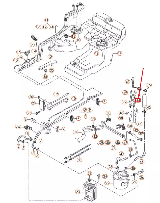 NEW AUDI Q7 4L FRONT FUEL PUMP 1K0906089C ORIGINAL