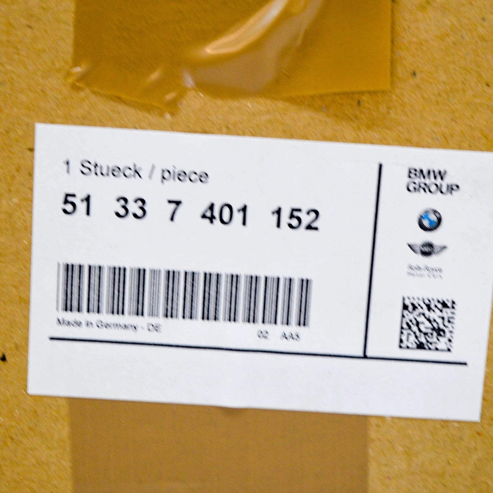 NEW BMW 4 F36 FRONT RIGHT DOOR SPEAKER TWEETER COVER HARMAN 51337401152 ORIGINAL