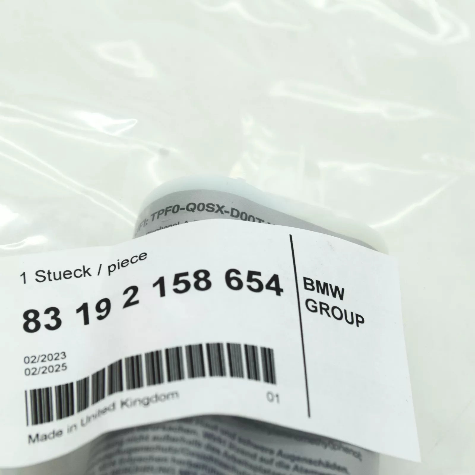 NEW BMW 1 F21 BODY ADHESIVE 83192158654 2158654 ORIGINAL