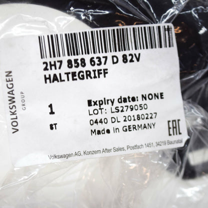 NEW VOLKSWAGEN AMAROK LEFT B-PILLAR GRAB HANDLE 2H7858637D82V ORIGINAL