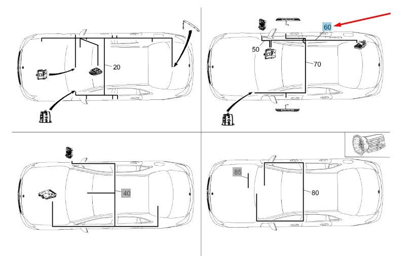 NEW MERCEDES-BENZ E W213 POSITIVE BATTERY CABLE A2135404991 2019