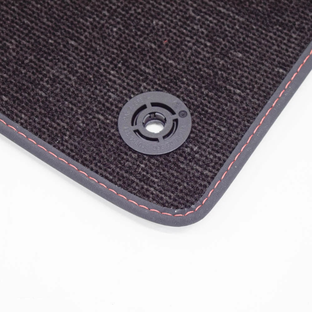 NEW AUDI A4 AVANT B9 VELOUR BLACK FRONT FLOOR MAT SET 8W1863691BBMU LHD