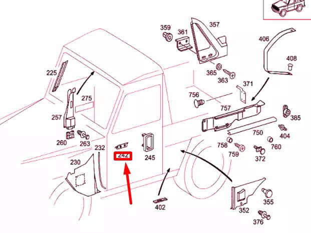 NEW MERCEDES-BENZ G W463 FRONT BELT OUTLET COVER A46386802399051 ORIGINAL