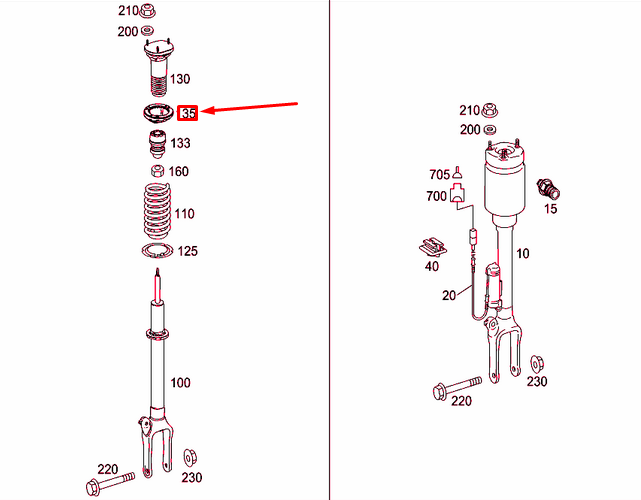 NEW MERCEDES-BENZ ML W164 FRONT SPRING PLATE A1663260467 ORIGINAL